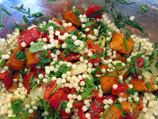 Salad with Fregola Sarda - Sardinian Pasta