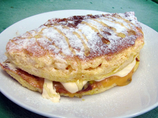 dessert omelette