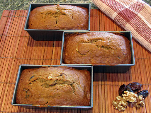 banana date and walnut bread