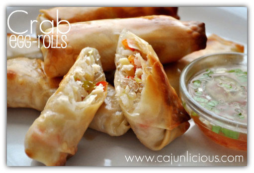 Crabb Eggrolls by Cajunlicious.com