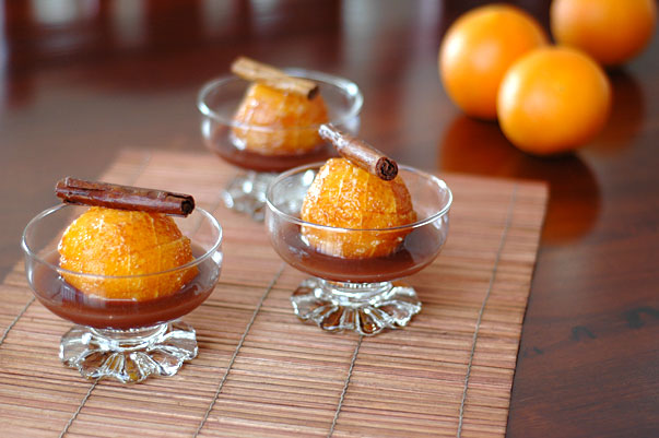 sugar free spiced oranges