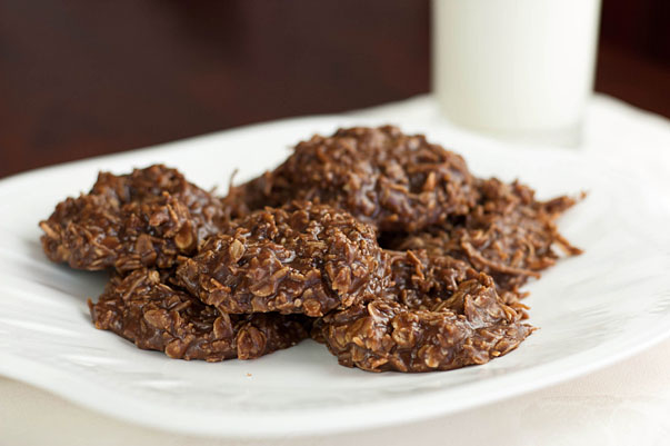 Chocolate Peanut Butter No Bake Cookies