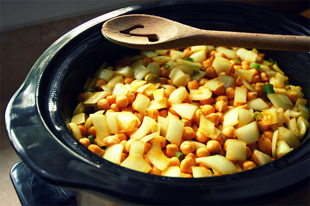 Moroccan Couscous in a slow cooker