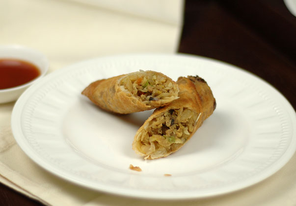 Homemade spring roll recipe