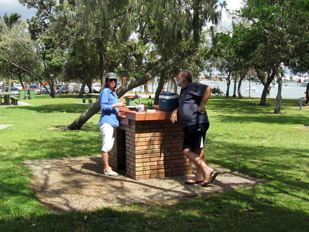 Cooking at LaBalsa Park