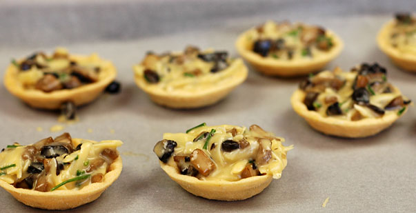 How to make a mushroom tart