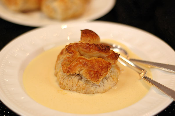 Puff Pastry Parcels filled with chocolate