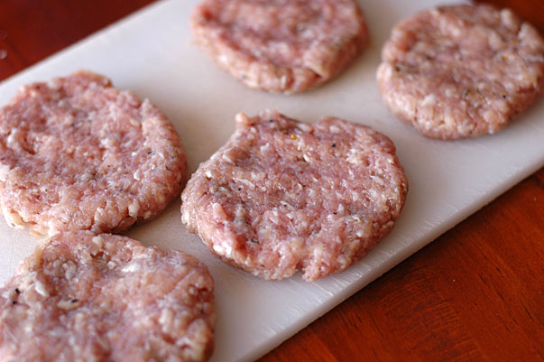 homemade sausage patties