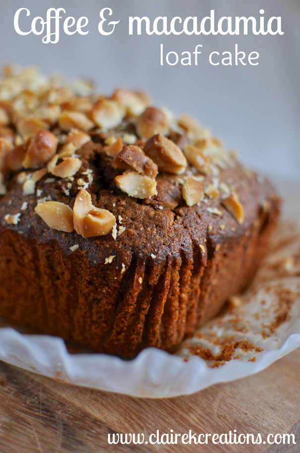 Coffee and Macadamia Nut Loaf Cake