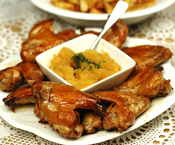 Pineapple Glazed Chicken Wings