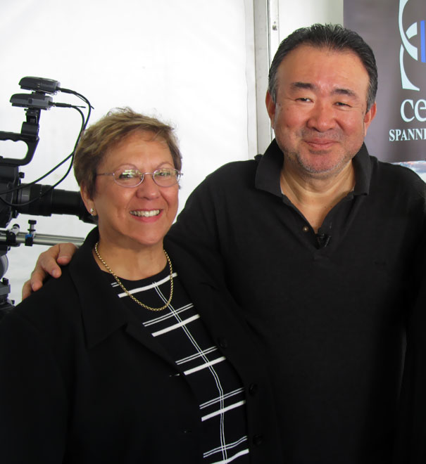 Tetsuya Wakuda and Maureen Shaw