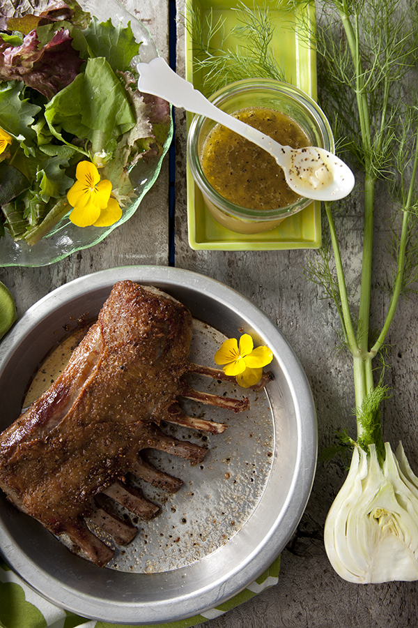 Lamb and Fennel Mint Salad