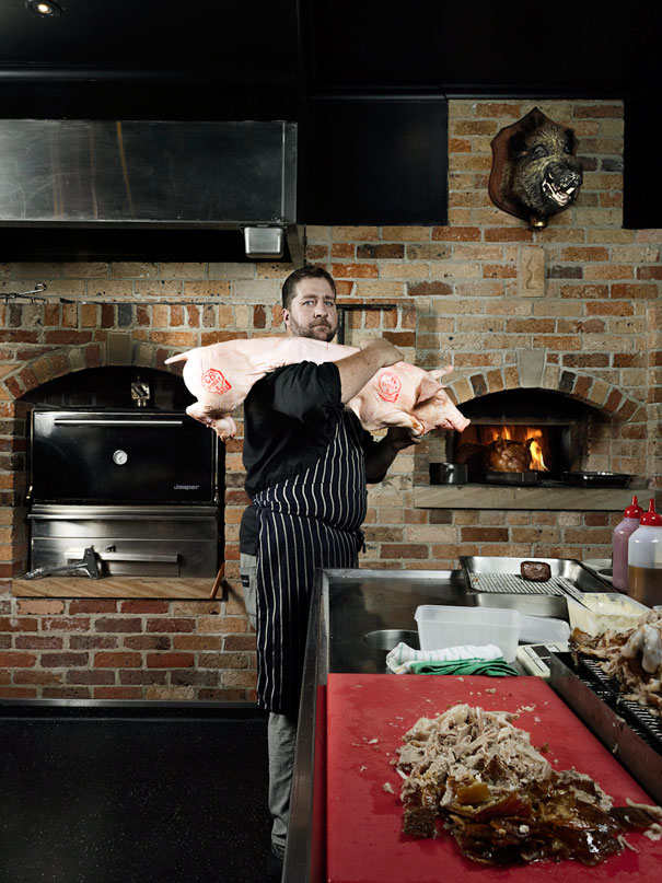 Dave Linsey and the Alfred and Constance Wood Fired Ovens