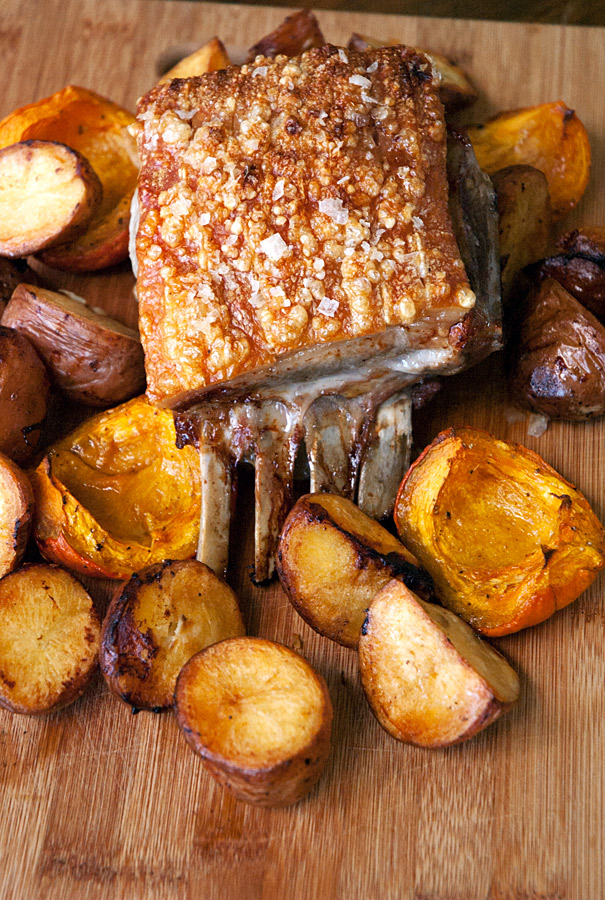 roast pork with crackling