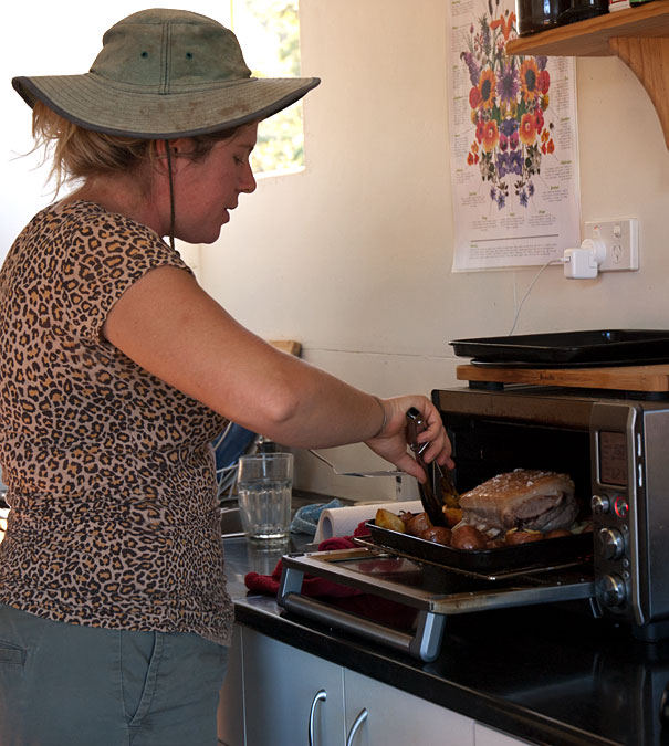 Lizzie Moult, the gardener and the chef