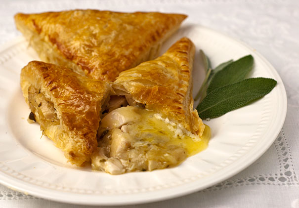 Chicken and Brie Parcels