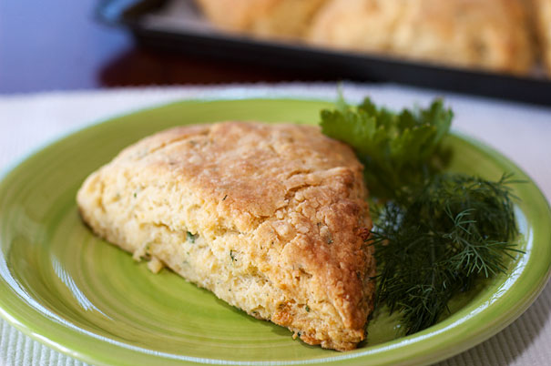 Cheddar Dill Scones