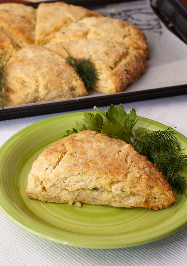 Cheddar Dill Scones