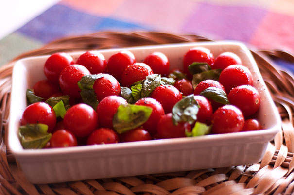 Roasted cherry tomatoes