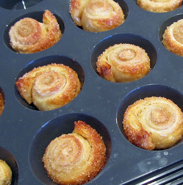 Easy Puff Pastry Cinnamon Scrolls