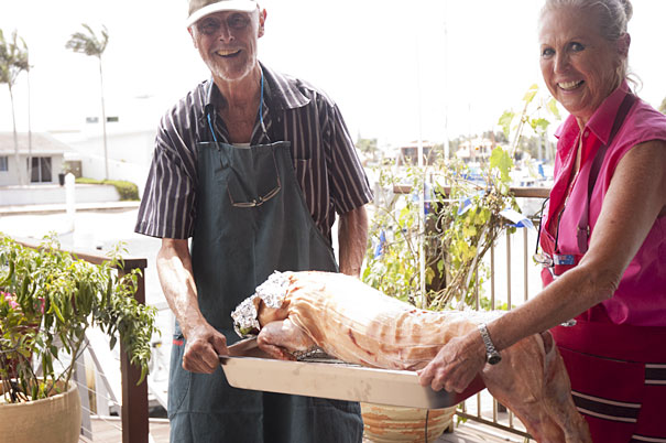 Suckling Pig into the Oven