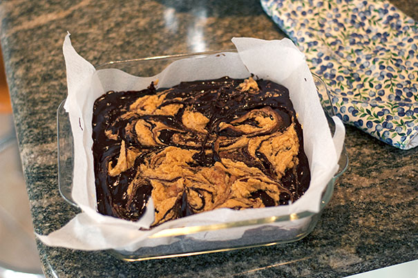 Peanut Butter Cheesecake Brownies