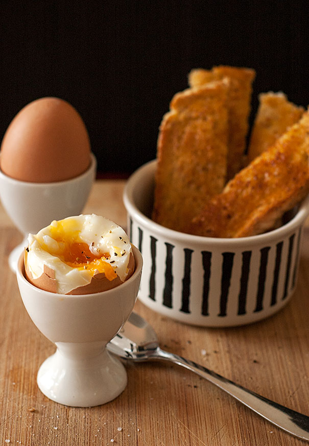 Soft Boiled Eggs and Toast Soldiers