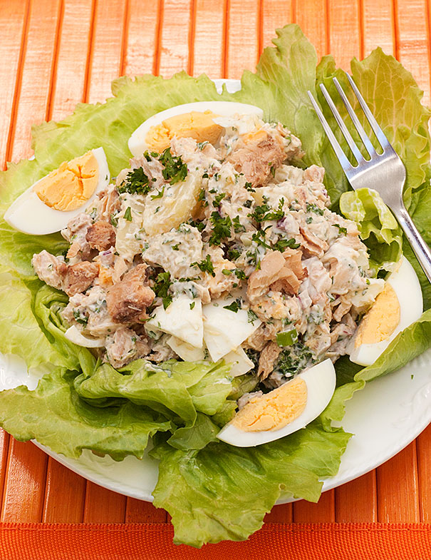 Potato Salad with Salmon