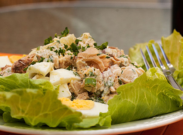 Potato Salad with Salmon