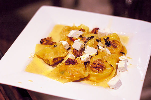 Roasted Carrot and Butternut Tortellini with Brown Butter and Sage Sauce