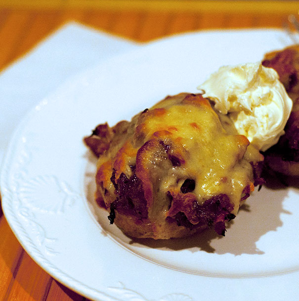 BBQ stuffed baked potato