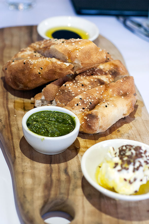 House Bread with Dips