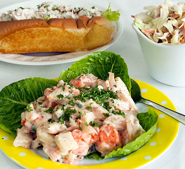 Sweet and White Potato Salad