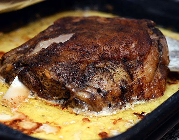 lamb shoulder braised in coconut milk