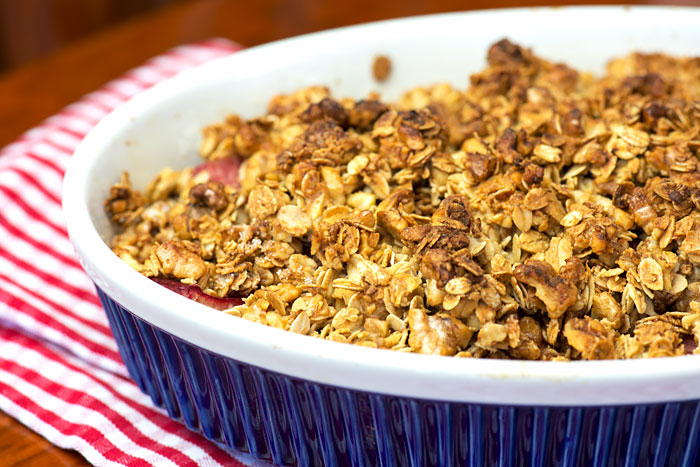 Apple Rhubarb Crumble