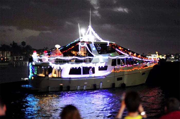 big boat in the parade