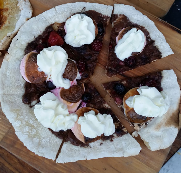 Dessert Pizzas