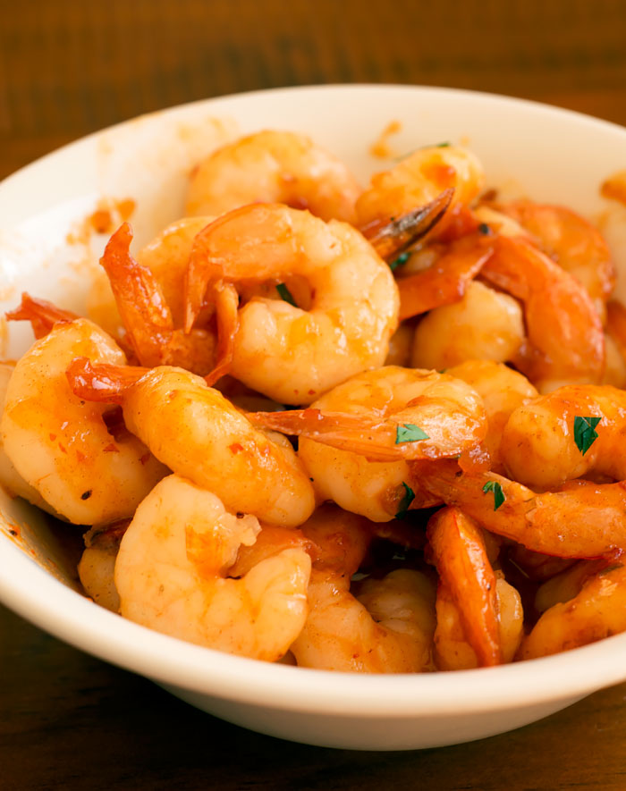 Prawns with Sweet Chilli Relish