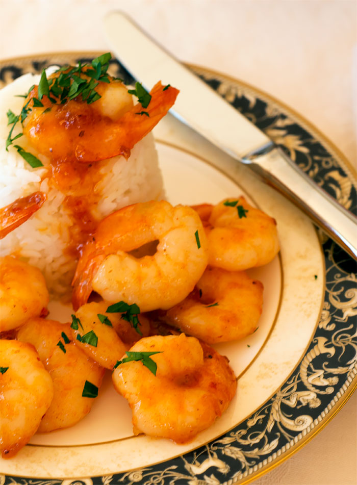 Prawns with Sweet Chilli Relish