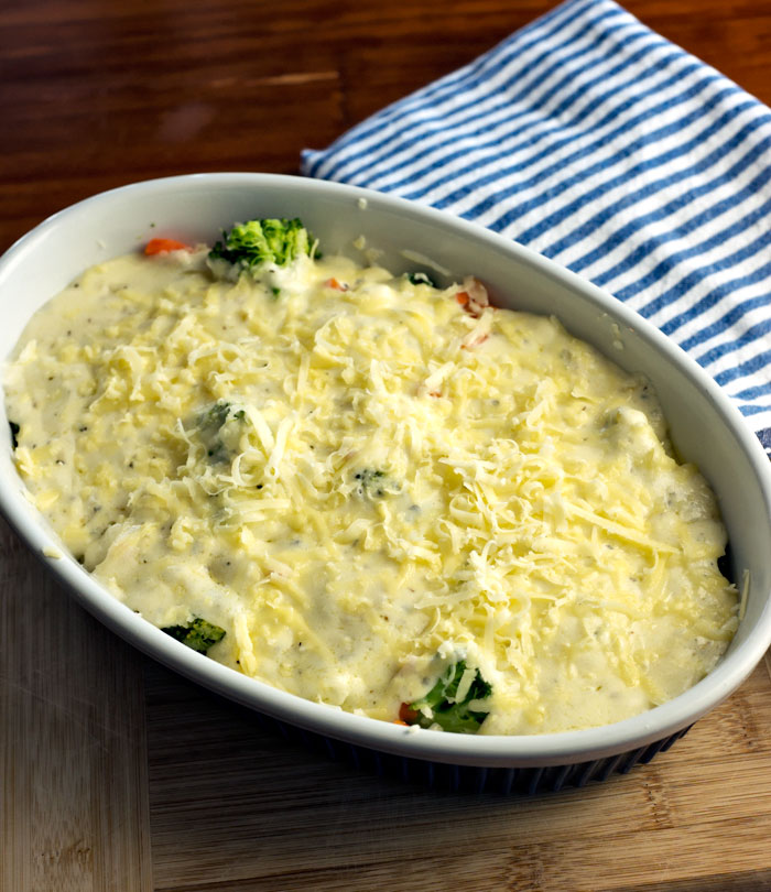 Creamy, Cheesy Vegetable Bake