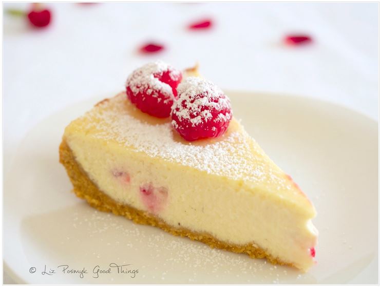 White Chocolate and Raspeberry Cheesecake