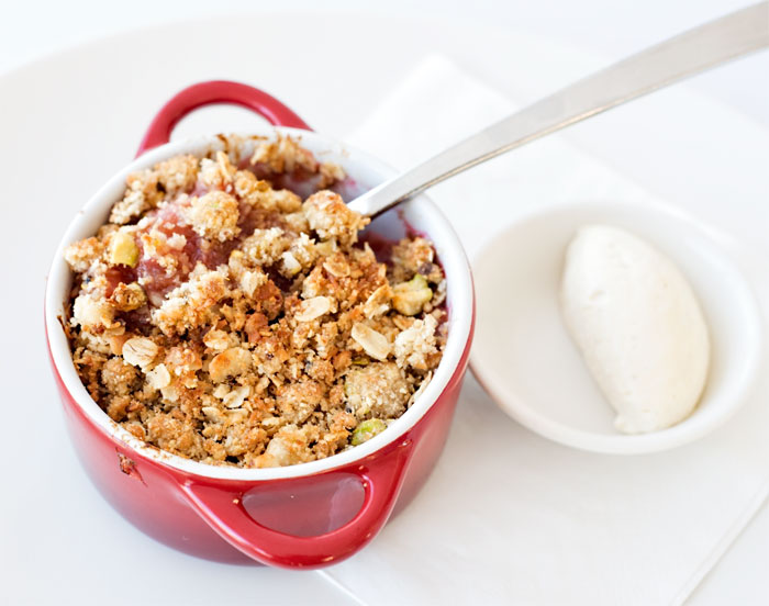 Rhubarb Crumble