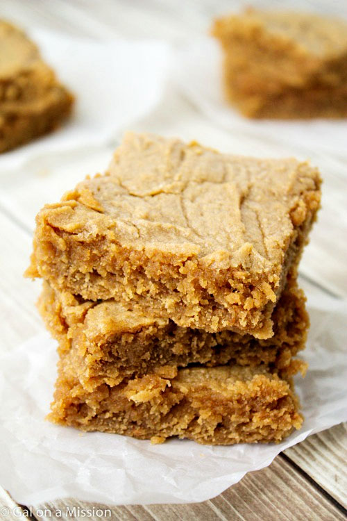 Peanut Butter Blondies