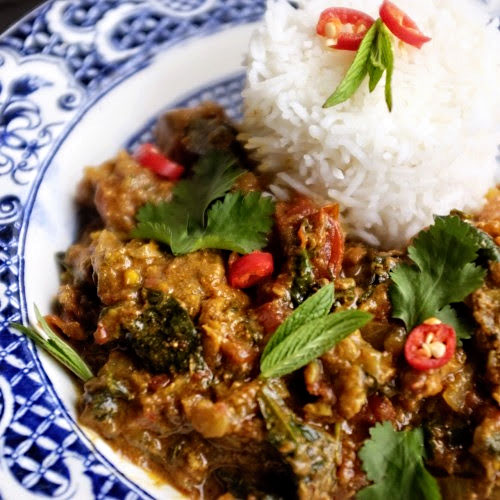 Lamb and Spinach Curry