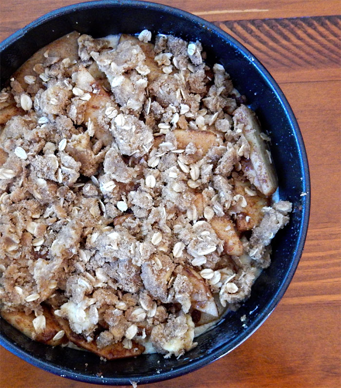 How to make apple crisp cake